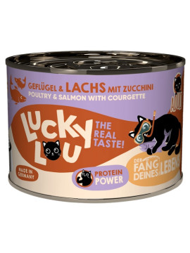 Lucky Lou Lifestage Adult Drób i łosoś puszka 200g