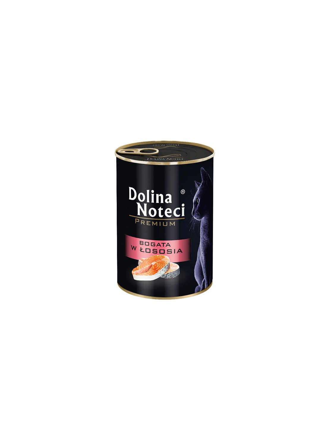 Dolina Noteci Premium Kot Bogata w łososia puszka 400g