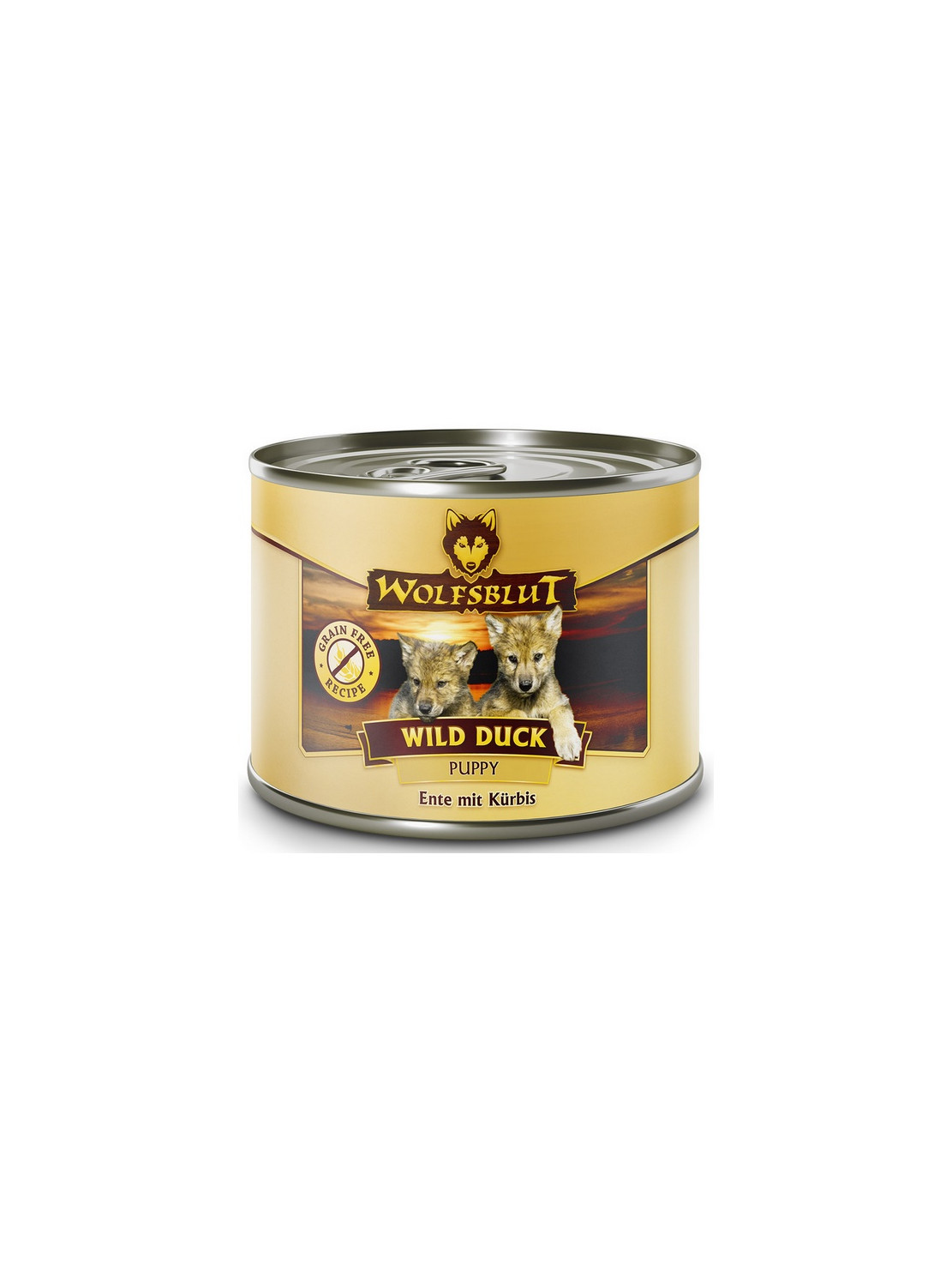 Wolfsblut Dog Wild Duck Puppy - kaczka i bataty puszka 200g