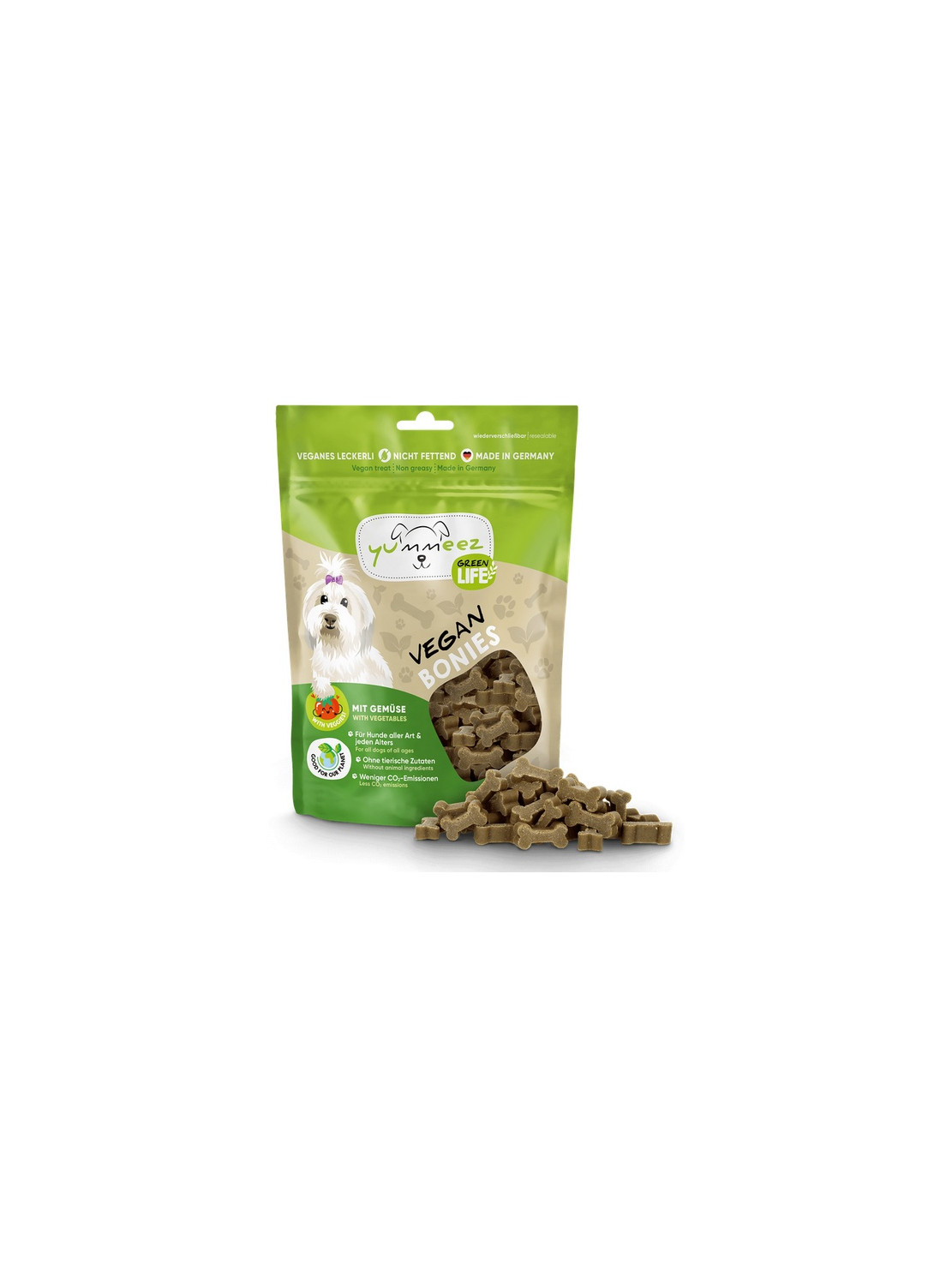 Yummeez Green Life Vegan Bonies Kosteczki warzywne 175g