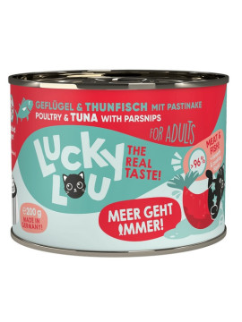 Lucky Lou Lifestage Adult Drób i tuńczyk puszka 200g