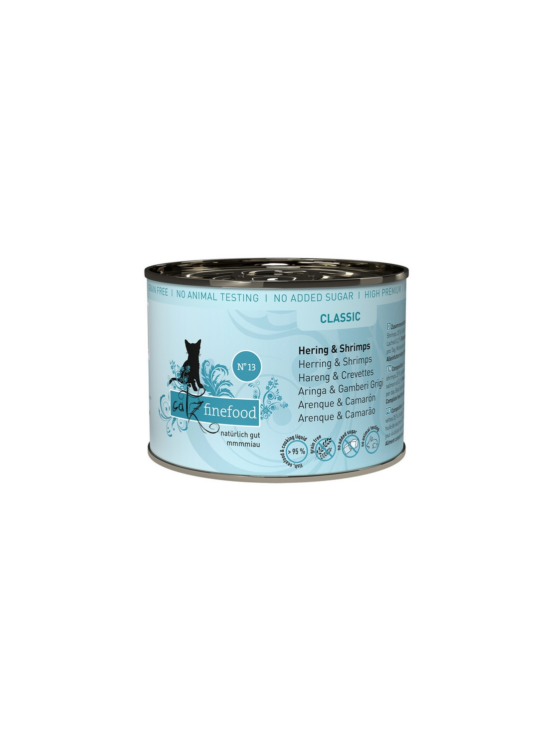 Catz Finefood Classic N.13 Śledź i Krewetki puszka 200g