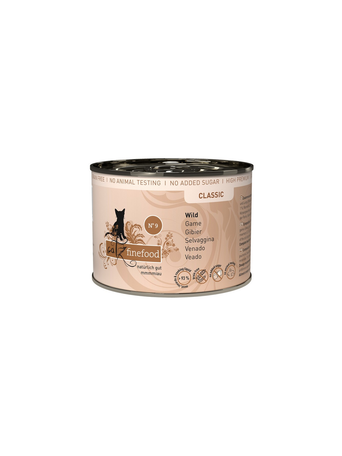 Catz Finefood Classic N.09 Dziczyzna puszka 200g