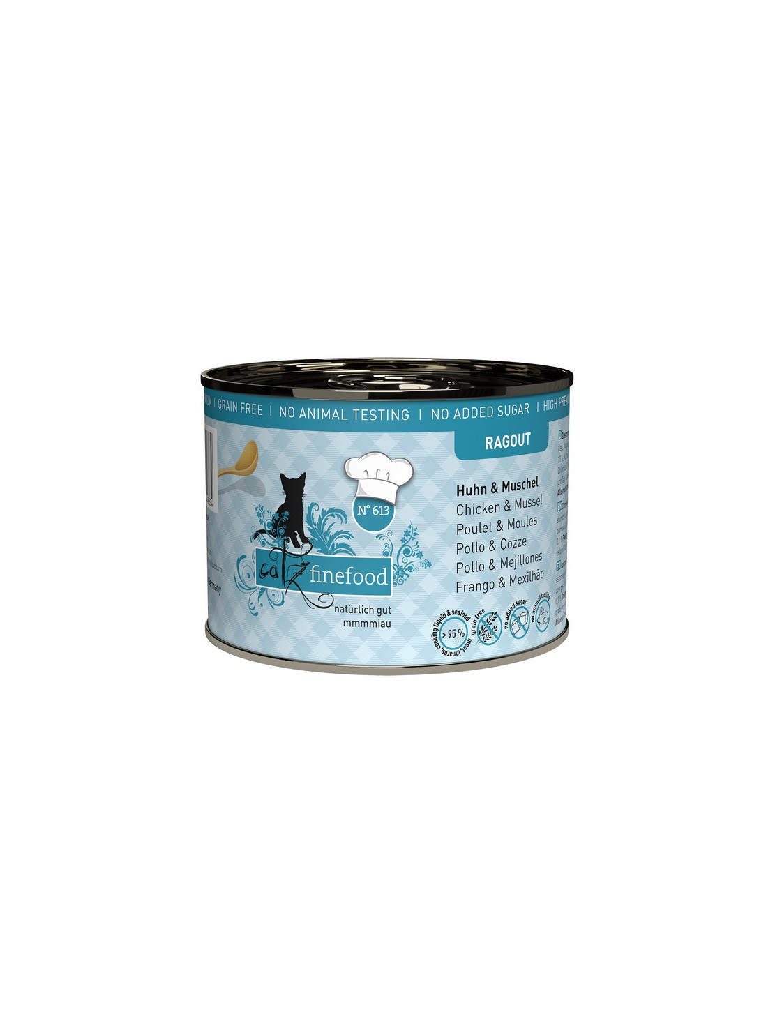 Catz Finefood Ragout N.613 Kurczak i Omułek puszka 190g