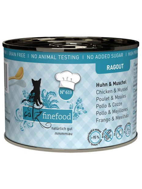 Catz Finefood Ragout N.613 Kurczak i Omułek puszka 190g