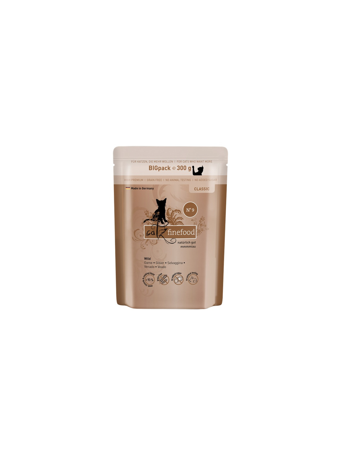 Catz Finefood Classic N.09 Dziczyzna saszetka 300g