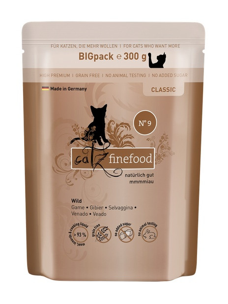 Catz Finefood Classic N.09 Dziczyzna saszetka 300g