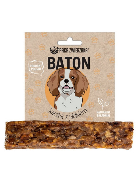 Paka Zwierzaka Baton Kaczka z jablkiem 12cm