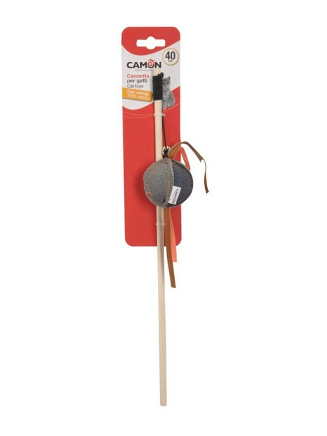 Camon Cat Toy Wędka z piłką 40cm