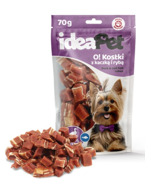 IdeaPet O! Kostka z kaczką i rybą 70g