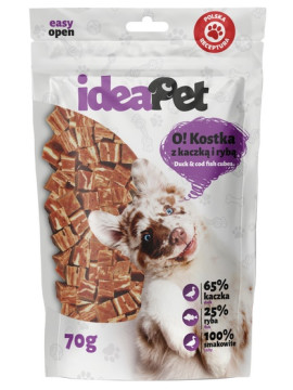 IdeaPet O! Kostka z kaczką i rybą 70g