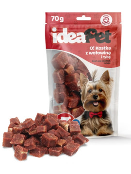 IdeaPet O! Kostka z wołowiną i rybą 70g
