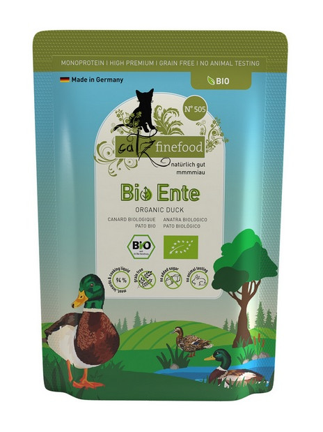 Catz Finefood Bio N.505 Kaczka saszetka 85g