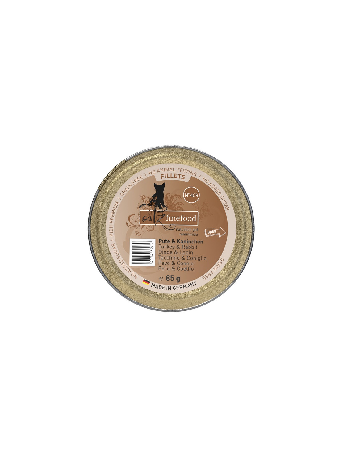Catz Finefood Filety N.409 Indyk/Królik tacka 85g