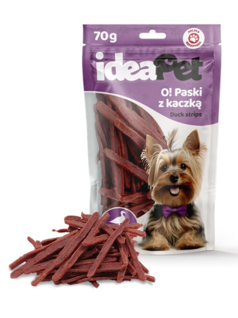 IdeaPet O! Paski z kaczką 70g