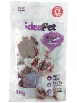 IdeaPet O! Paski z kaczką 70g