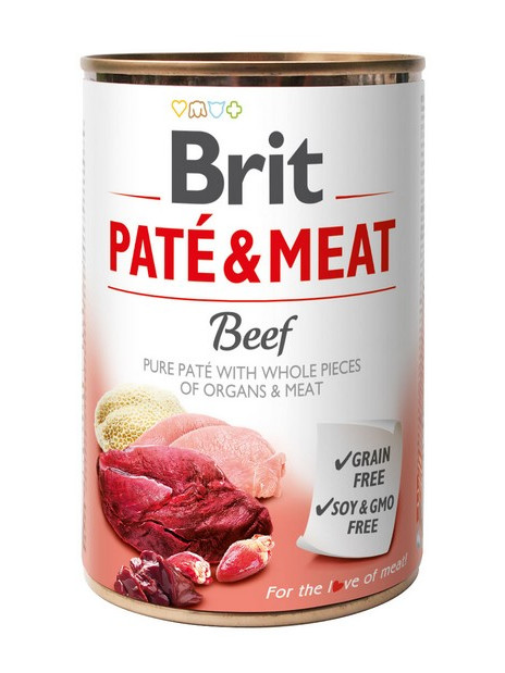 Brit Pate & Meat Dog Beef puszka 400g