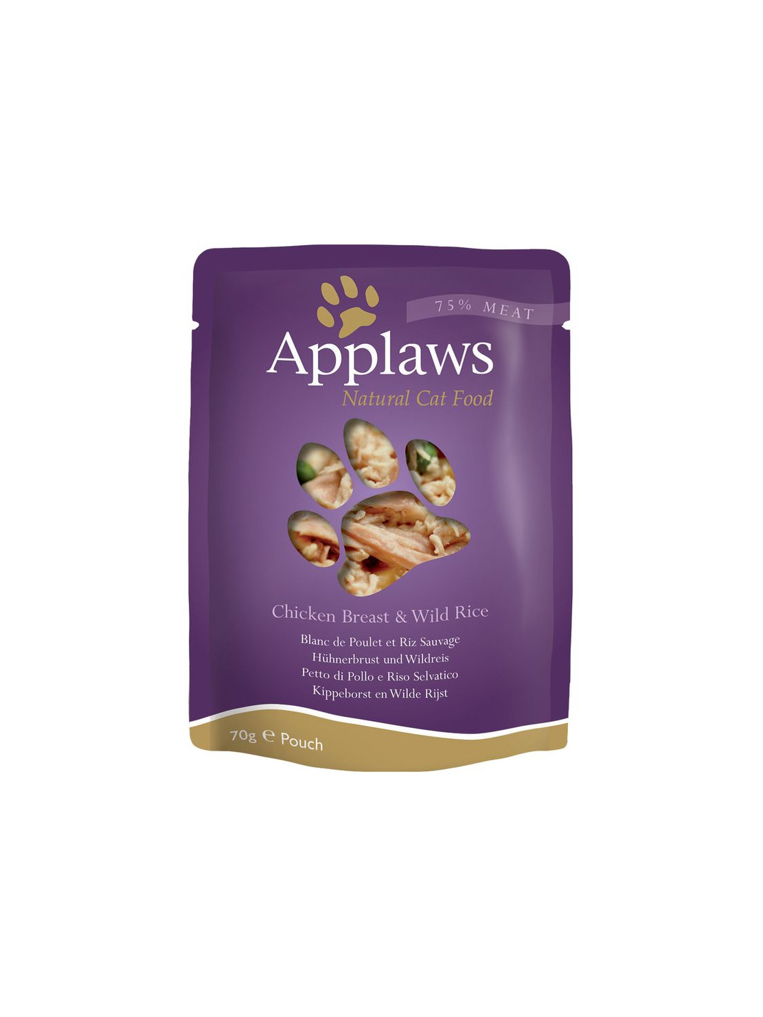 Applaws selection w bulionie 70g Kurczak i dziki ryż
