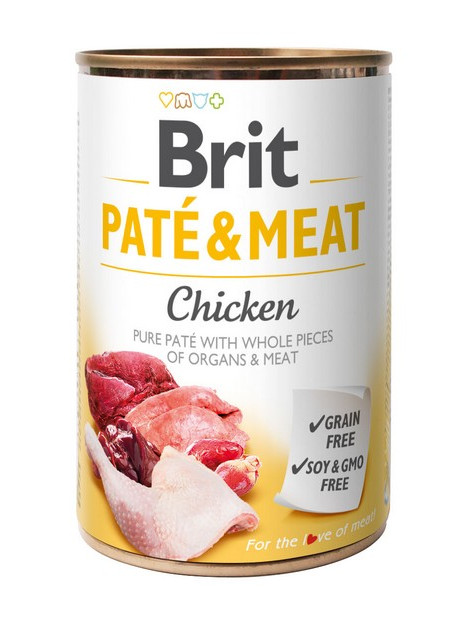 Brit Pate & Meat Dog Chicken puszka 400g