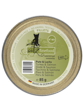 Catz Finefood Filety N.405 Indyk/Łosoś tacka 85g