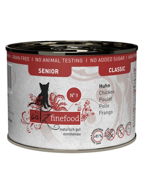 Catz Finefood Classic Senior N.03 Kurczak puszka 200g