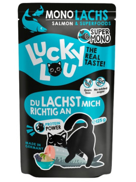 Lucky Lou SuperMono Łosoś saszetka 125g