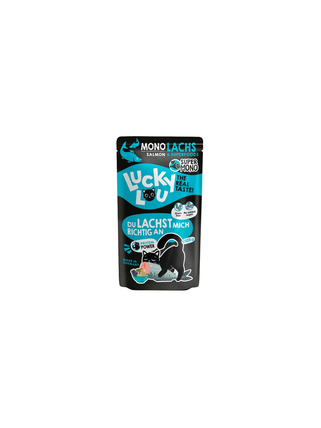 Lucky Lou SuperMono Łosoś saszetka 125g