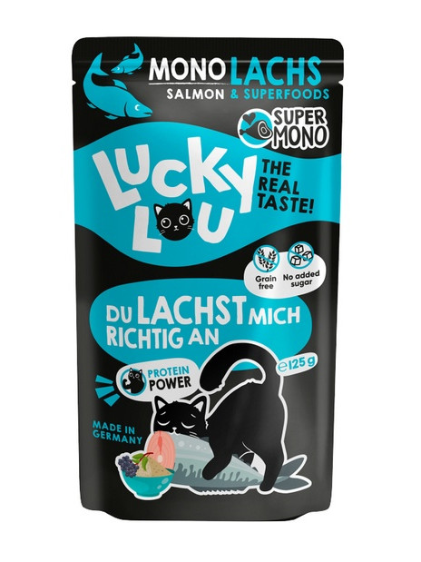 Lucky Lou SuperMono Łosoś saszetka 125g