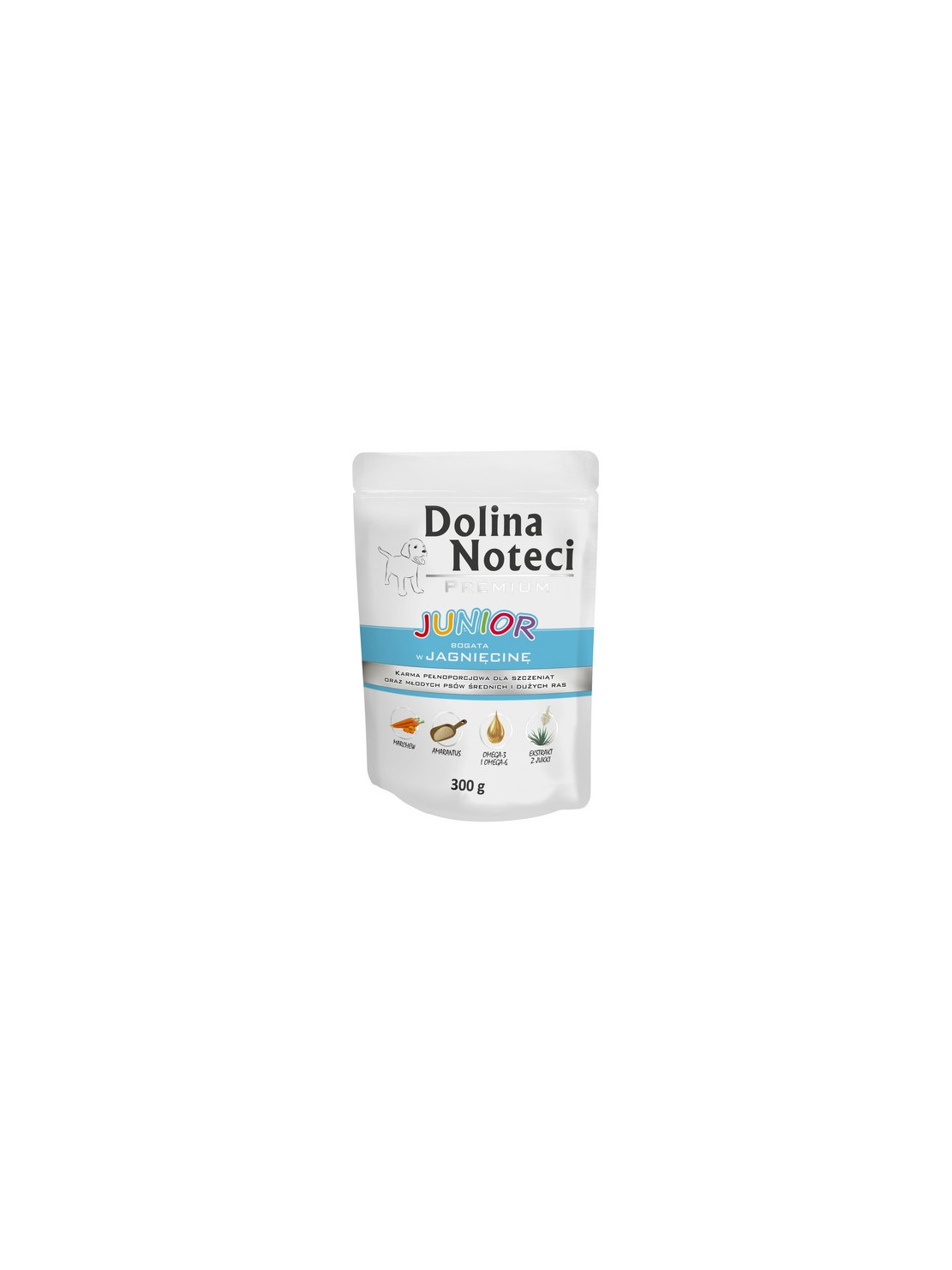 Dolina Noteci Premium Pies Junior Jagnięcina saszetka 300g