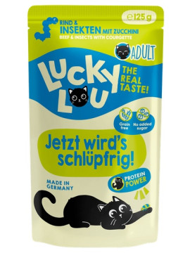 Lucky Lou Lifestage Adult Wołowina i owady saszetka 125g