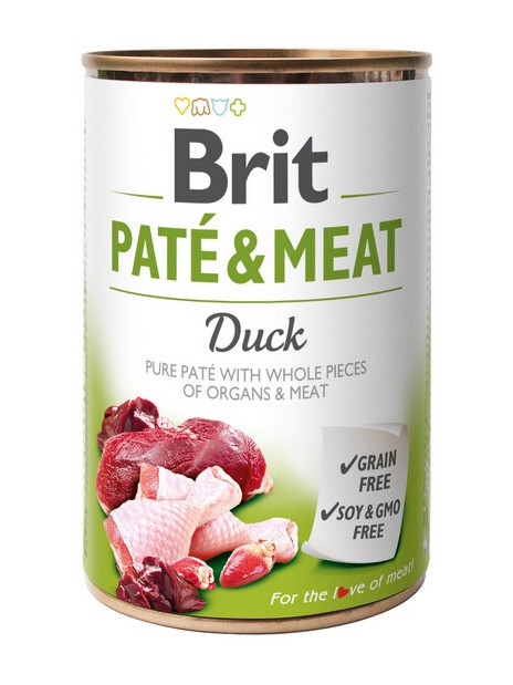 Brit Pate & Meat Dog Duck puszka 400g