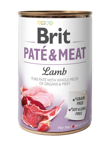 Brit Pate & Meat Dog Lamb puszka 400g