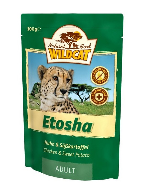 Wildcat Etosha - kurczak i bataty saszetka 100g