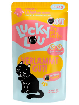 Lucky Lou Lifestage Adult Drób i jagnięcina saszetka 125g