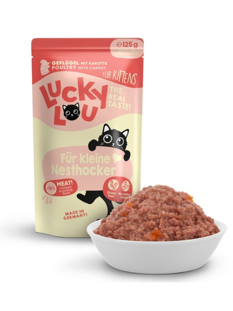 Lucky Lou Lifestage Kitten Drób saszetka 125g