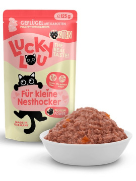 Lucky Lou Lifestage Kitten Drób saszetka 125g