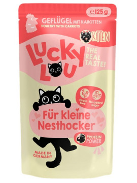 Lucky Lou Lifestage Kitten Drób saszetka 125g