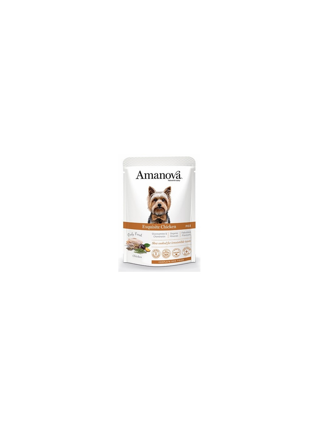 Amanova Dog Adult Exquisite Chicken - kurczak saszetka 100g [P03]