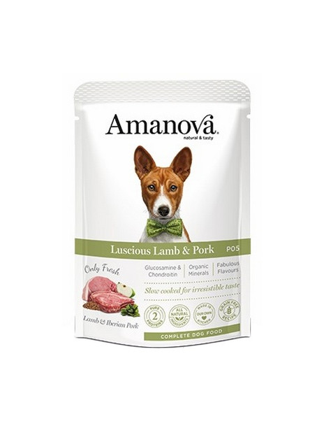 Amanova Dog Adult Luscious Lamb & Pork - jagnięcina i wieprzowina saszetka 100g [P05]