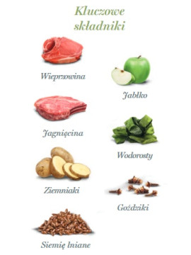 Amanova Dog Adult Luscious Lamb & Pork - jagnięcina i wieprzowina saszetka 100g [P05]
