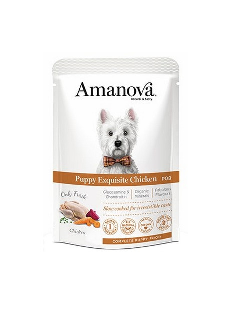 Amanova Dog Puppy Exquisite Chicken - kurczak saszetka 100g [P08]