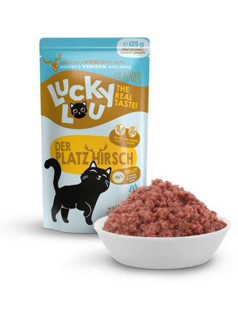 Lucky Lou Lifestage Adult Drób i jeleń saszetka 125g