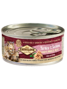 Carnilove Cat Salmon & Turkey for Kittens - łosoś i indyk puszka 100g