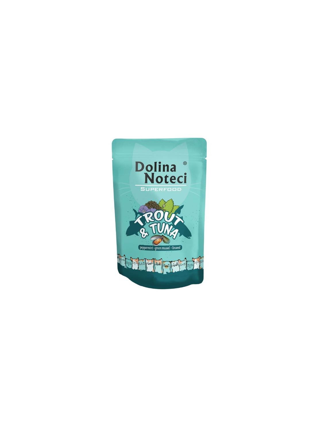 Dolina Noteci Superfood Kot Pstrąg i tuńczyk saszetka 85g