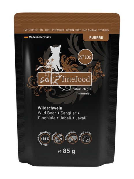 Catz Finefood Purrrr N.109 Dzik saszetka 85g
