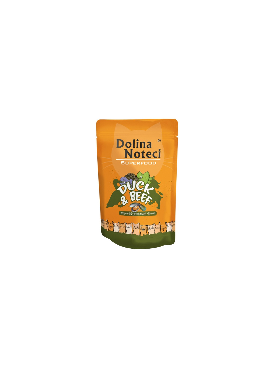 Dolina Noteci Superfood Kot Kaczka i wołowina saszetka 85g