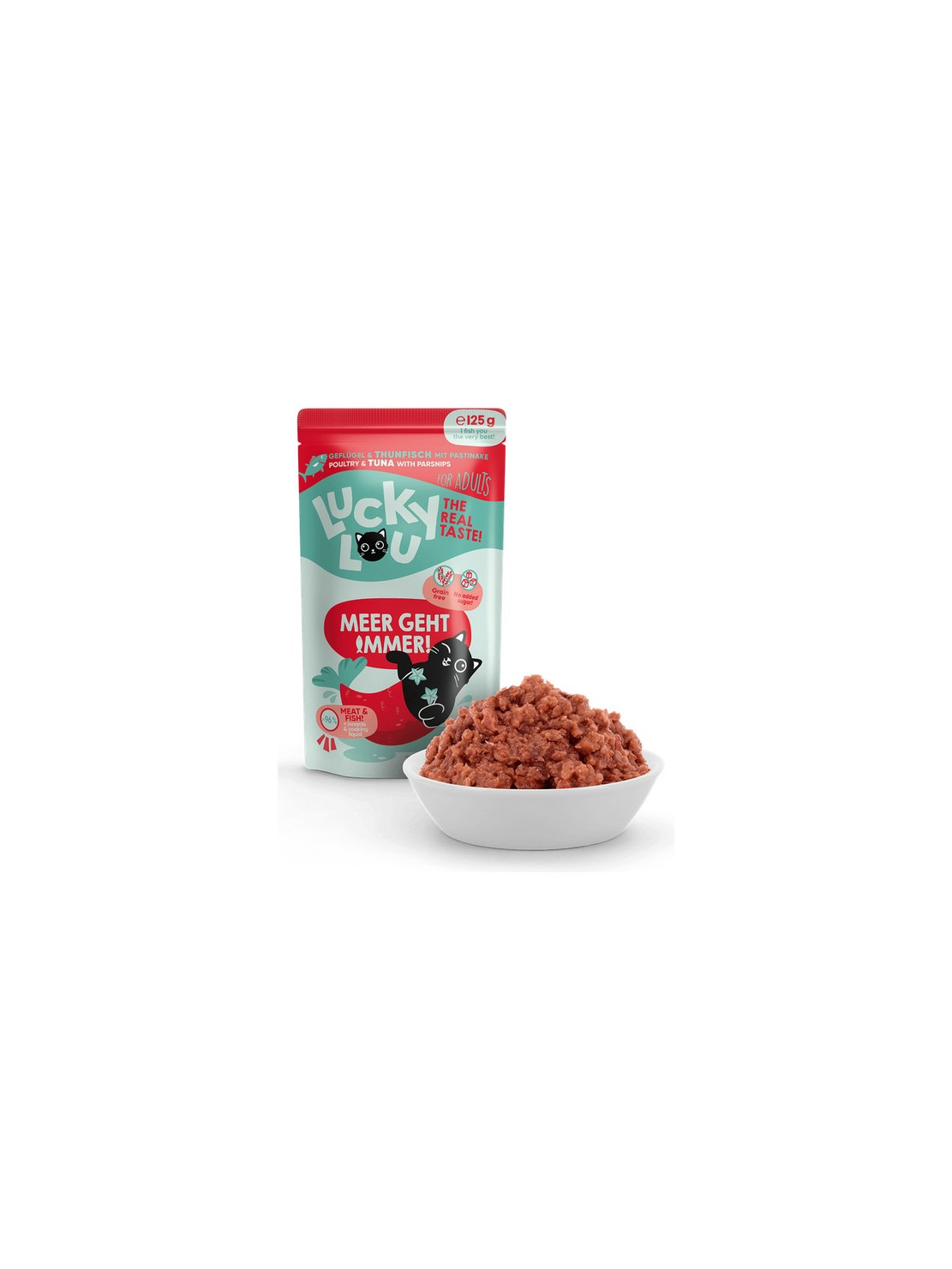 Lucky Lou Lifestage Adult Drób i tuńczyk saszetka 125g