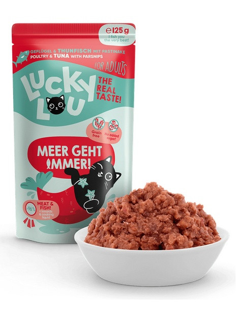 Lucky Lou Lifestage Adult Drób i tuńczyk saszetka 125g