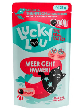 Lucky Lou Lifestage Adult Drób i tuńczyk saszetka 125g