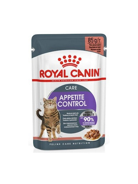 Royal Canin Appetite Control Care karma mokra w sosie dla kotów dorosłych, domagających się jedzenia saszetka 85g